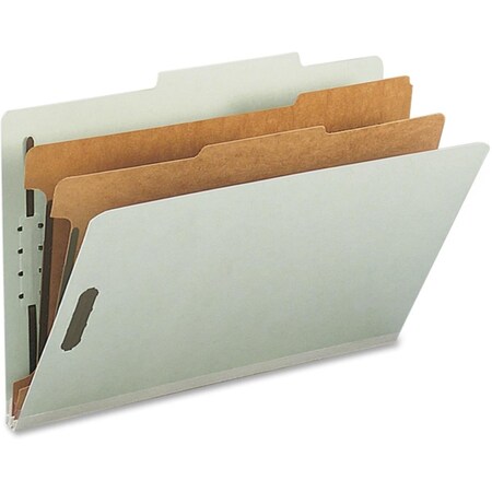 Davenport 3 in. K-style Fastener Classification Folders - Gray & Green DA513413